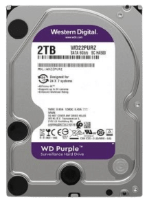 هارد وسترن دیجیتال بنفش 2 ترابایت | Western Digital Purple HDD 2TB